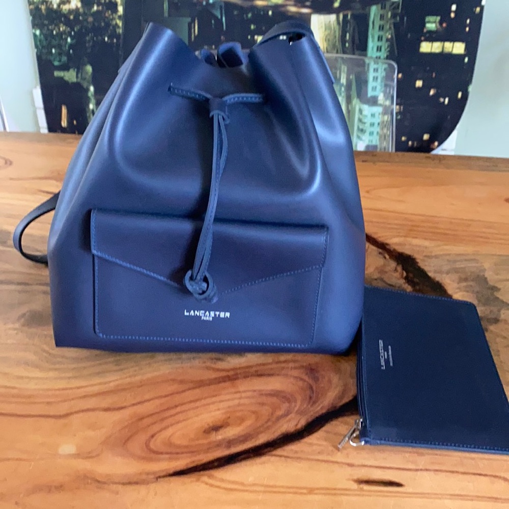 Bran new Lancaster navy blue bag